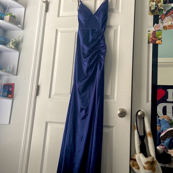 blue dress poshmark The Ginny Dress in Denim Blue Windsor